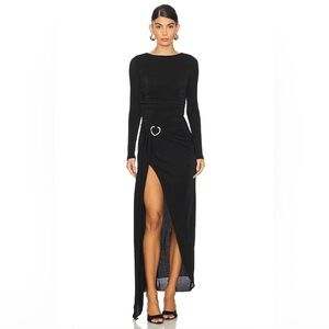 superdown Camryn Maxi Dress in Black NWT size XS